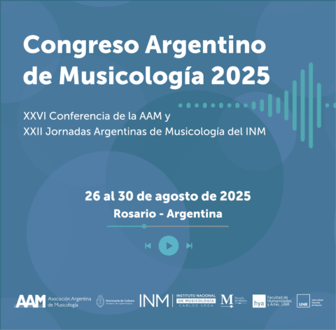 Flyer del Congreso Argentino de Musicología 2025